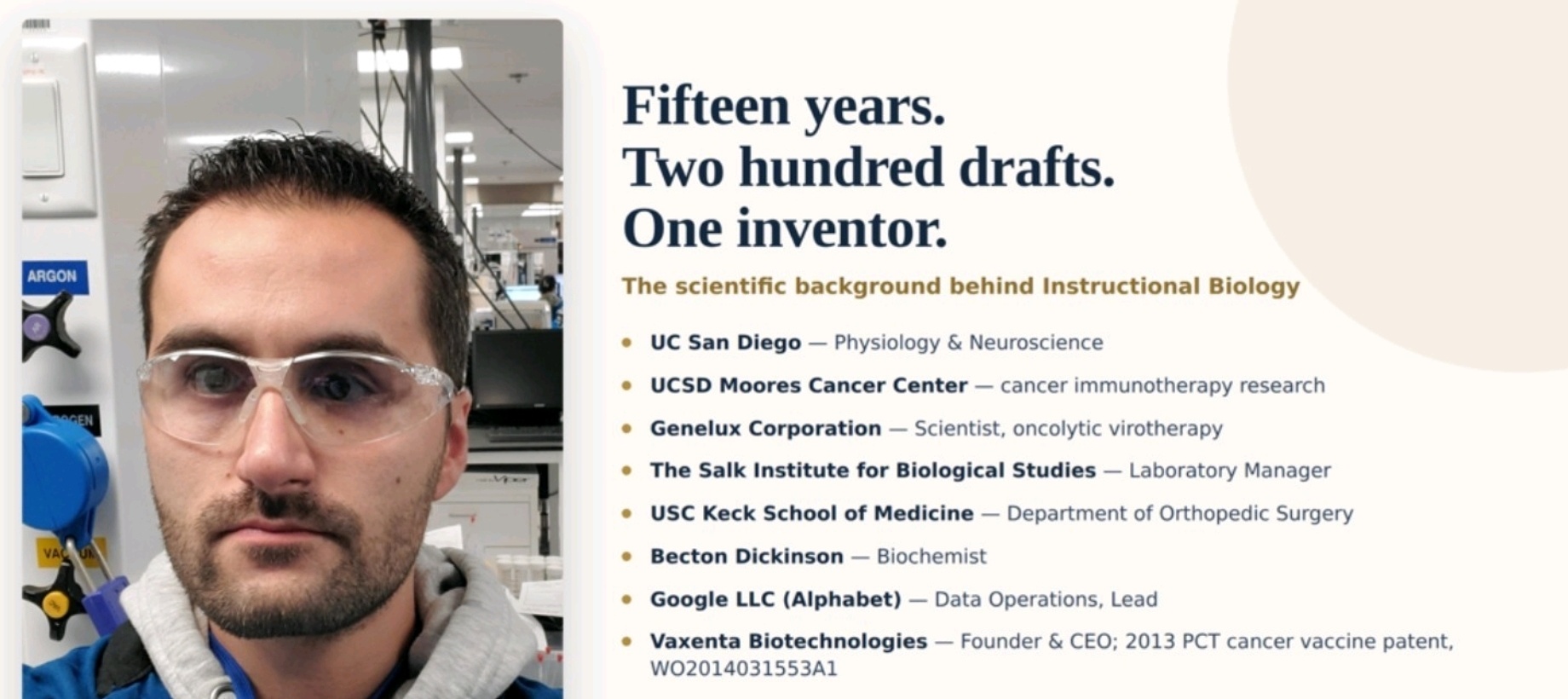 Boris Markosian, Inventor, Founder and Chief Executive Officer